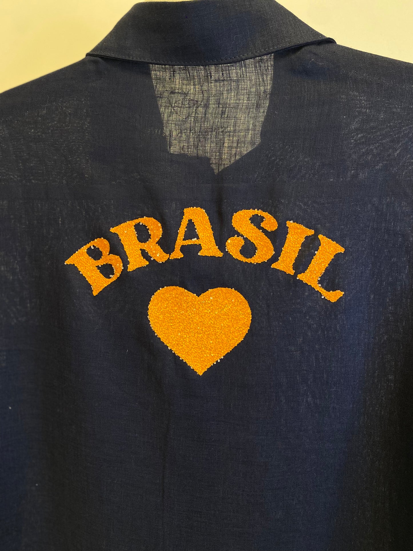 camisa linho marinho Brasil