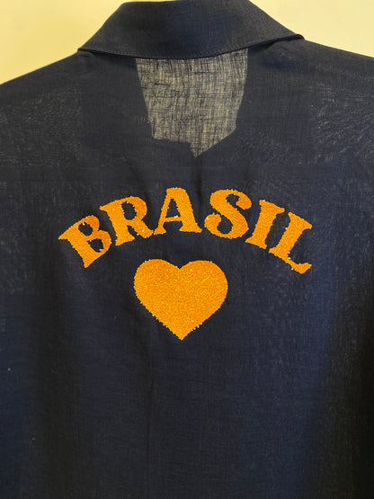 camisa linho marinho Brasil