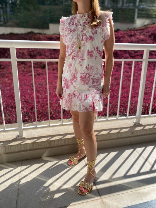 vestido floral Rose